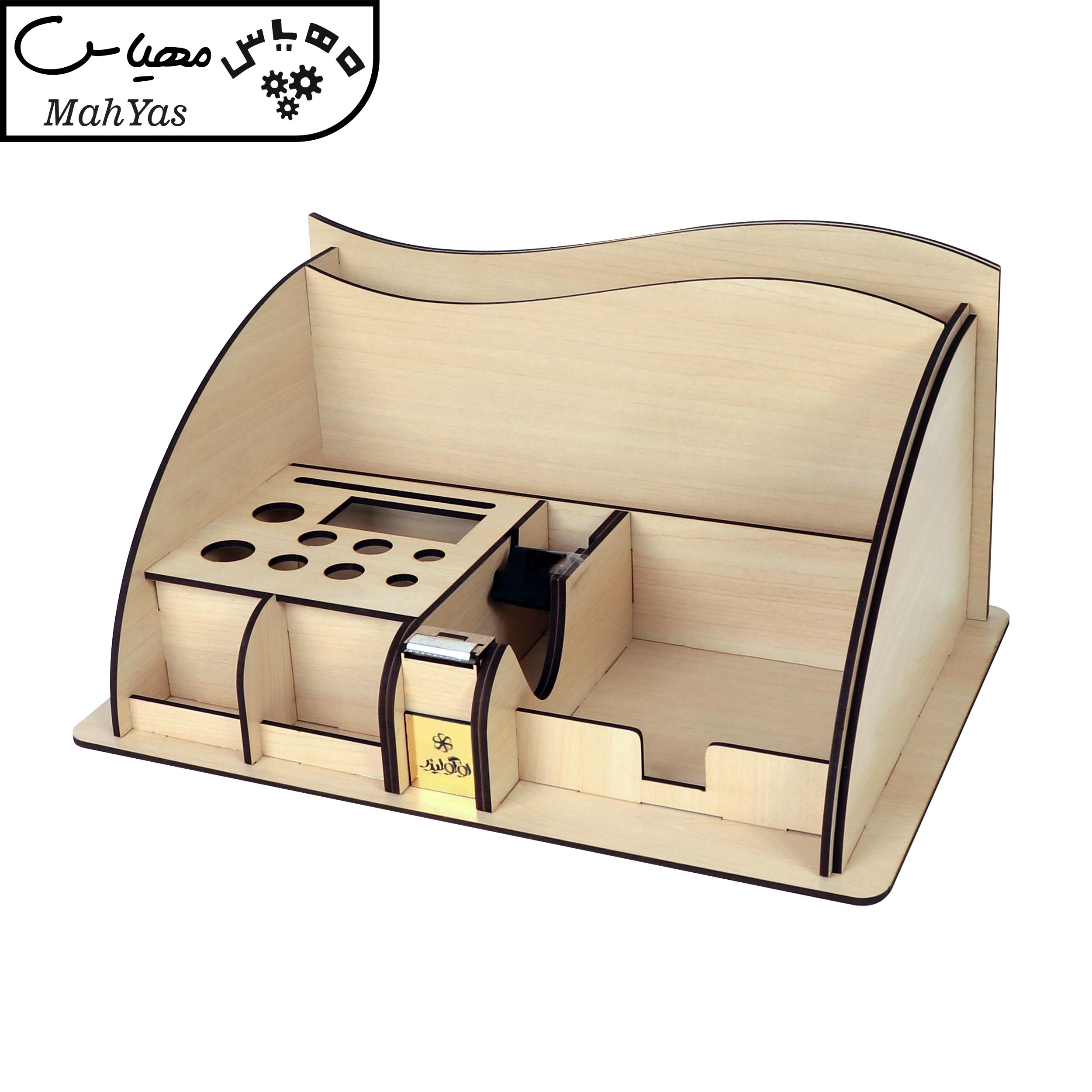 ست لوازم اداری رومیزی مدل لوگولیزر مدل MAKAN AFRA