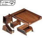 ست لوازم اداری رومیزی حال مدل B 501 مجموعه 5 عددی