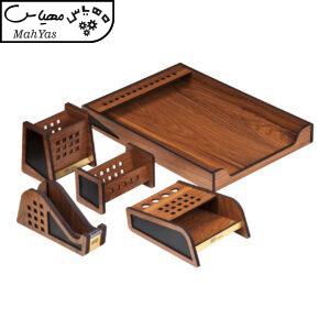 ست لوازم اداری رومیزی حال مدل B 501 مجموعه 5 عددی