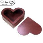 جعبه هدیه چوبی مرکوری شاپ مدل قلب کد 051003 سایز 4 × 9 × 9