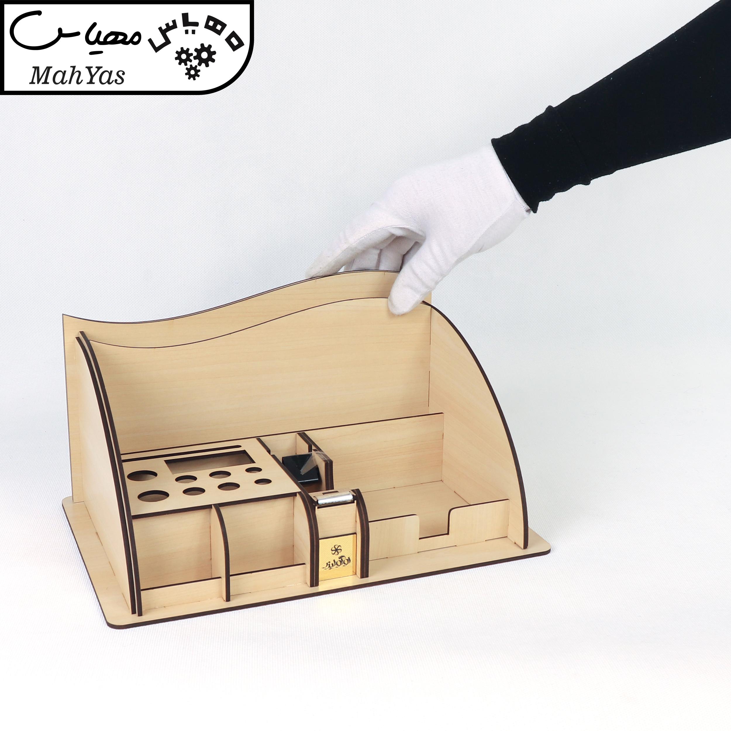 ست لوازم اداری رومیزی مدل لوگولیزر مدل MAKAN AFRA