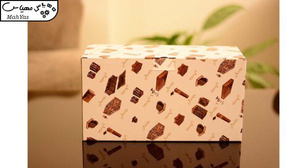 جعبه دستمال کاغذی چوبی آمیتیس وود مدل هشت ضلعی کد 154