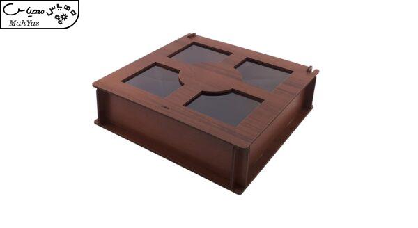 جعبه چای کیسه ای مدل مربعی
