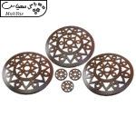 زیر بشقابی مدل D130 به همراه زیر لیوانی بسته 6 عددی