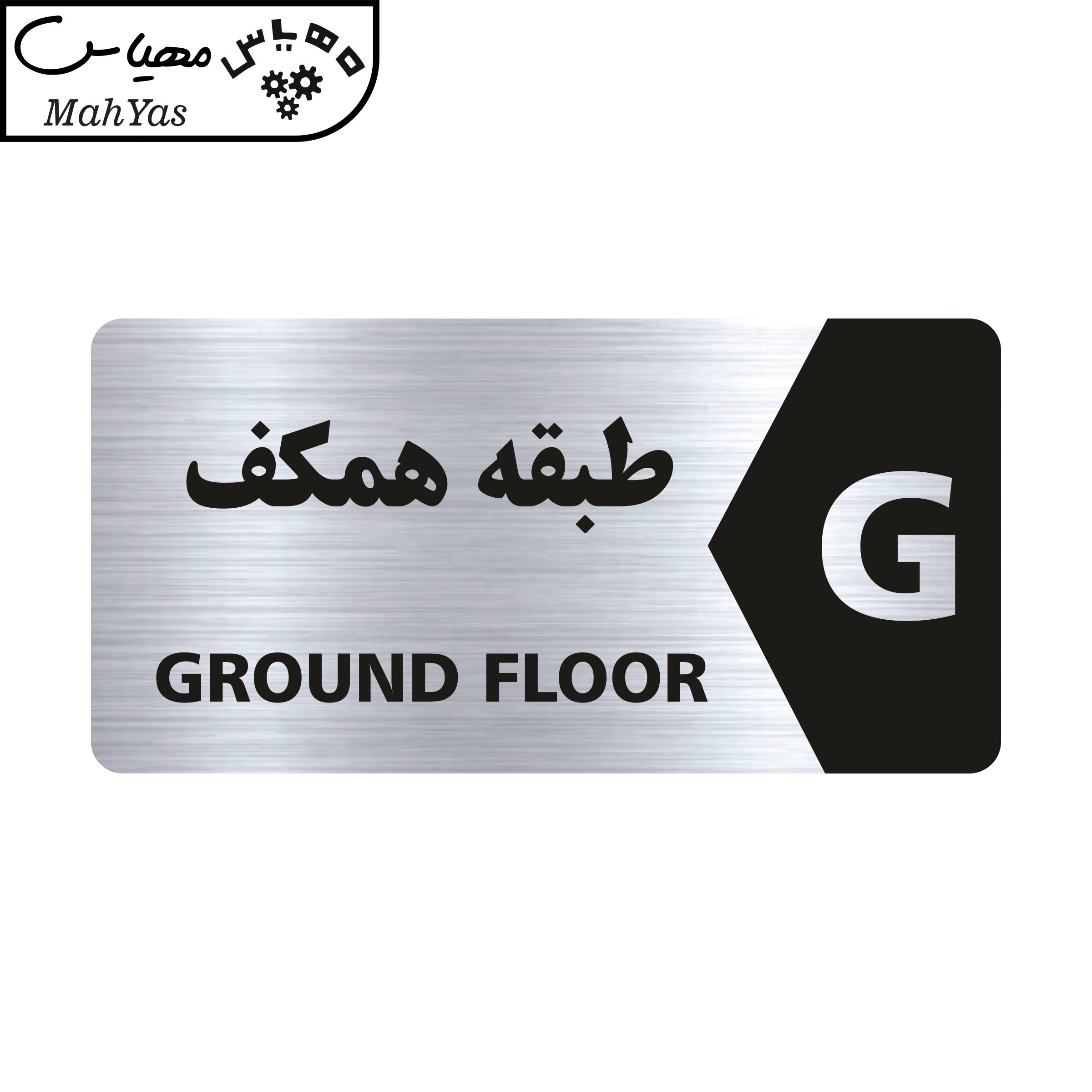 تابلو راهنما طرح طبقه همکف مدل NS108
