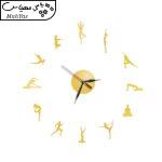 ساعت دیواری طرح حرکات یوگا مدل S221