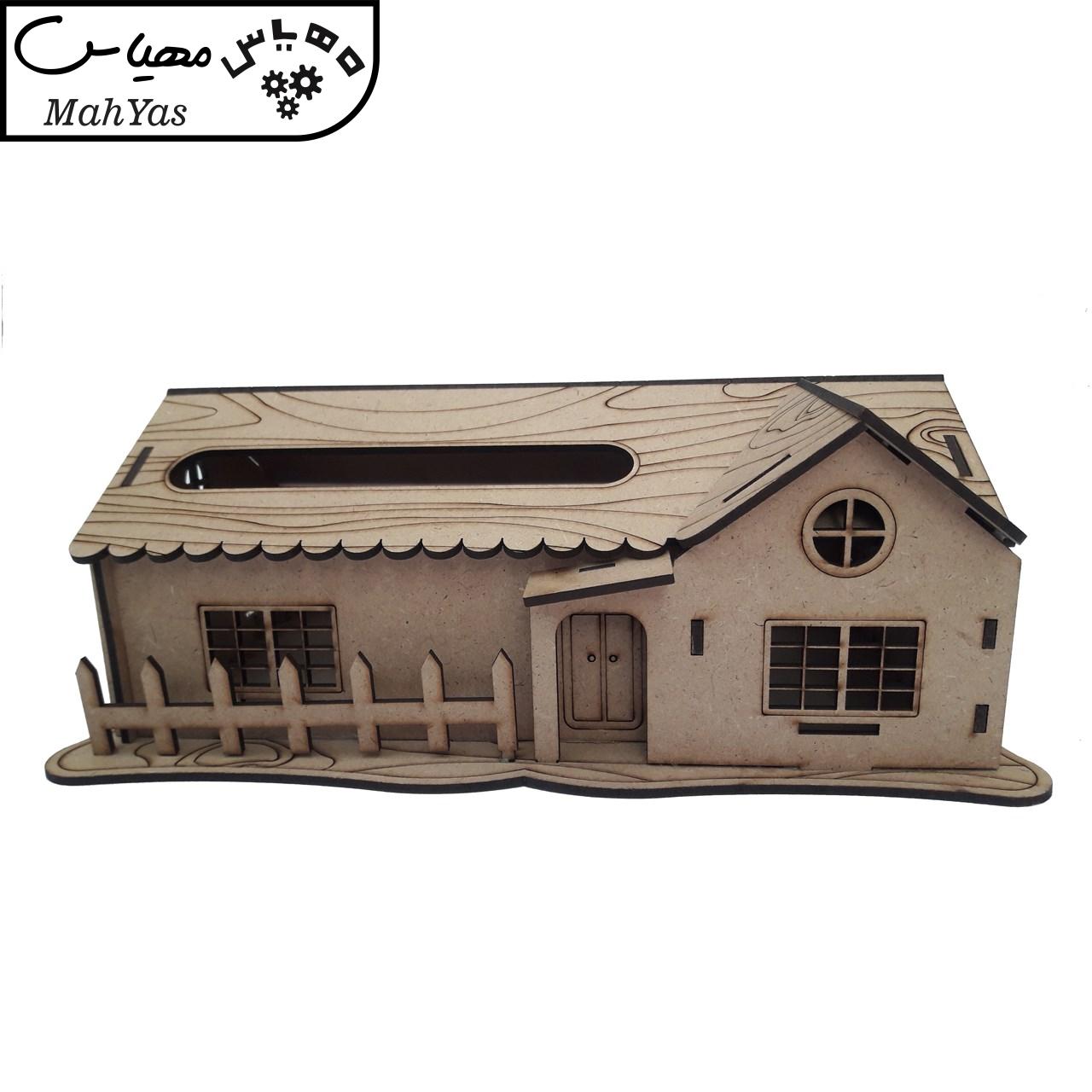 جعبه دستمال کاغذی کلبه مدل Dt-1431