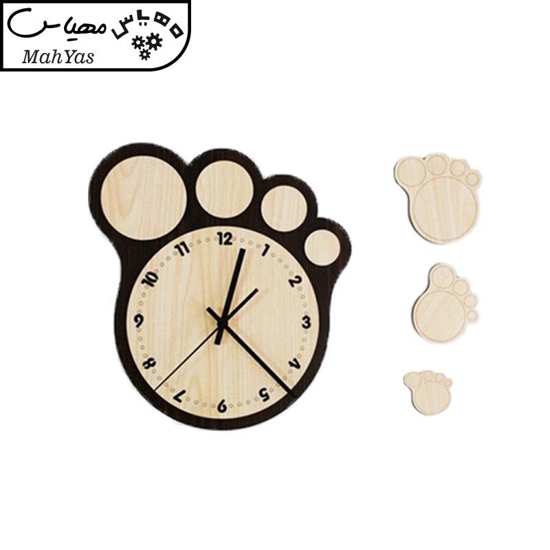 ساعت دیواری دکونوشاپ طرح پا