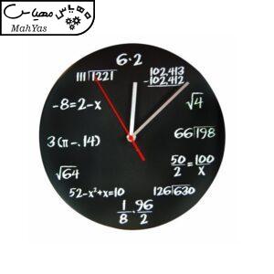 ساعت دیواری دکونوشاپ طرح ریاضی (3)