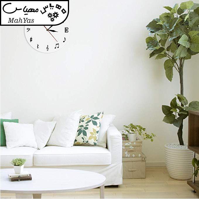 ساعت دیواری دکونوشاپ طرح موسیقی