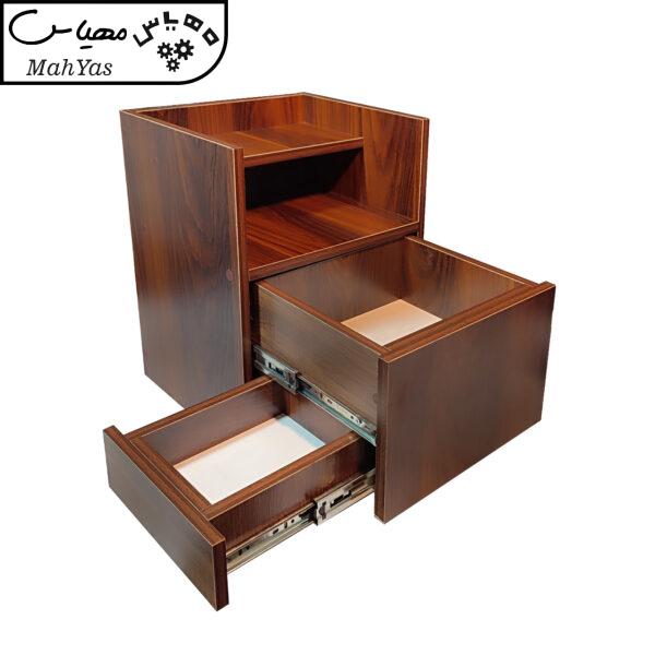 میز پاتختی مهیاس مدل Modern hidden drawer Left