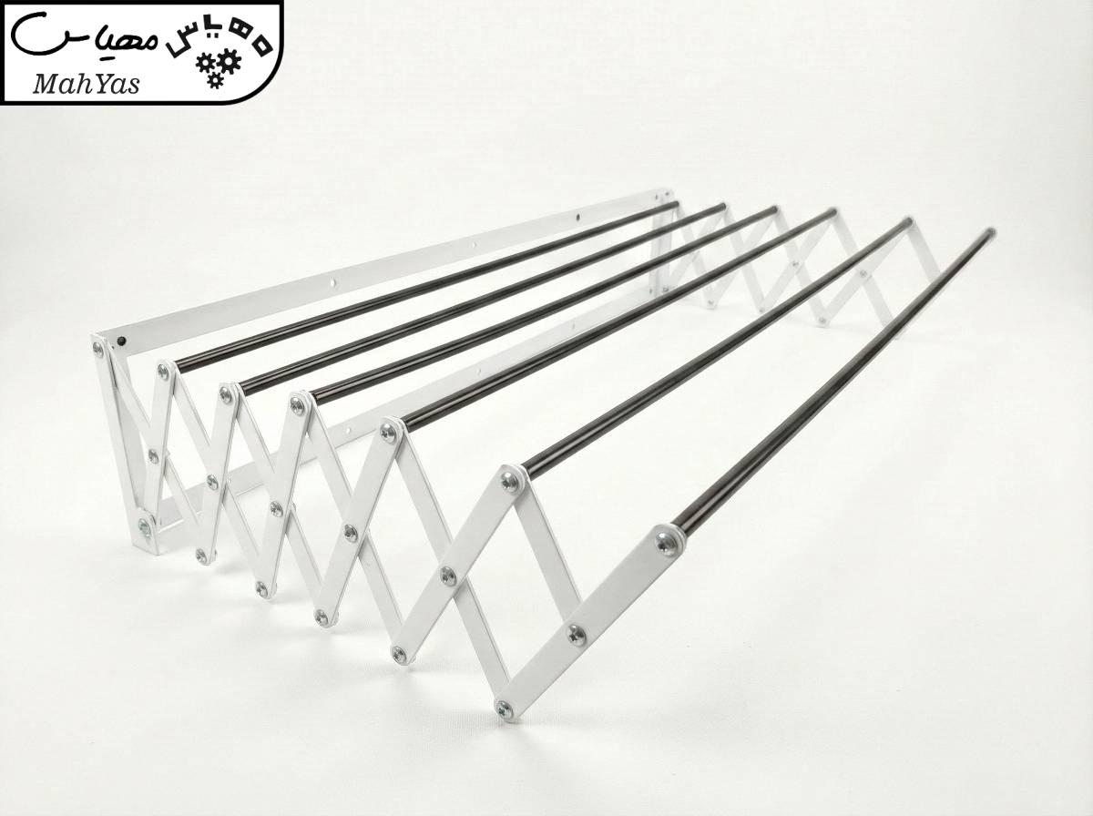 بند رخت آکاردئونی مهیاس تمام استیل