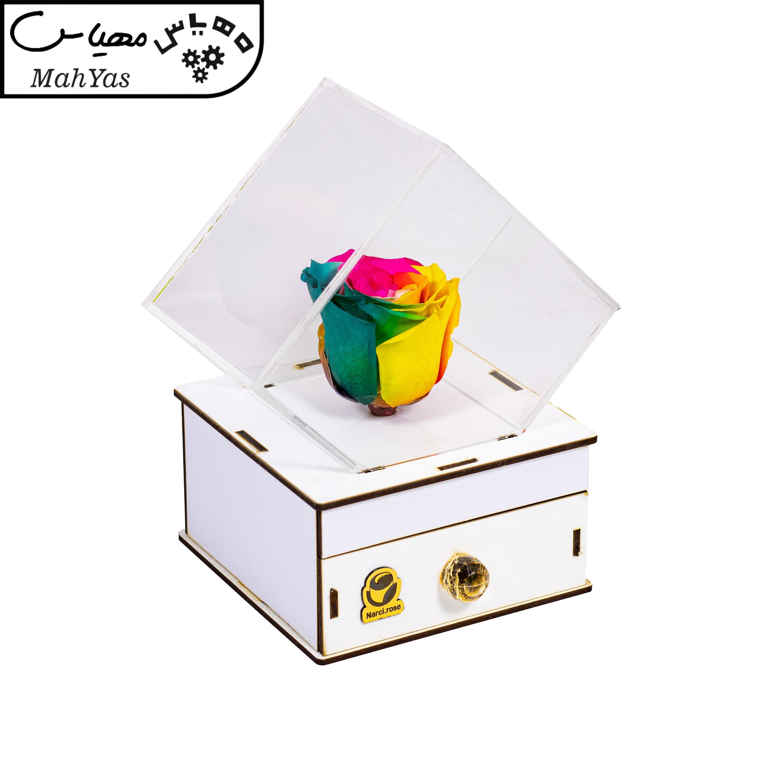 گل رز جاودان نارسی مدل دیاموند کد 501