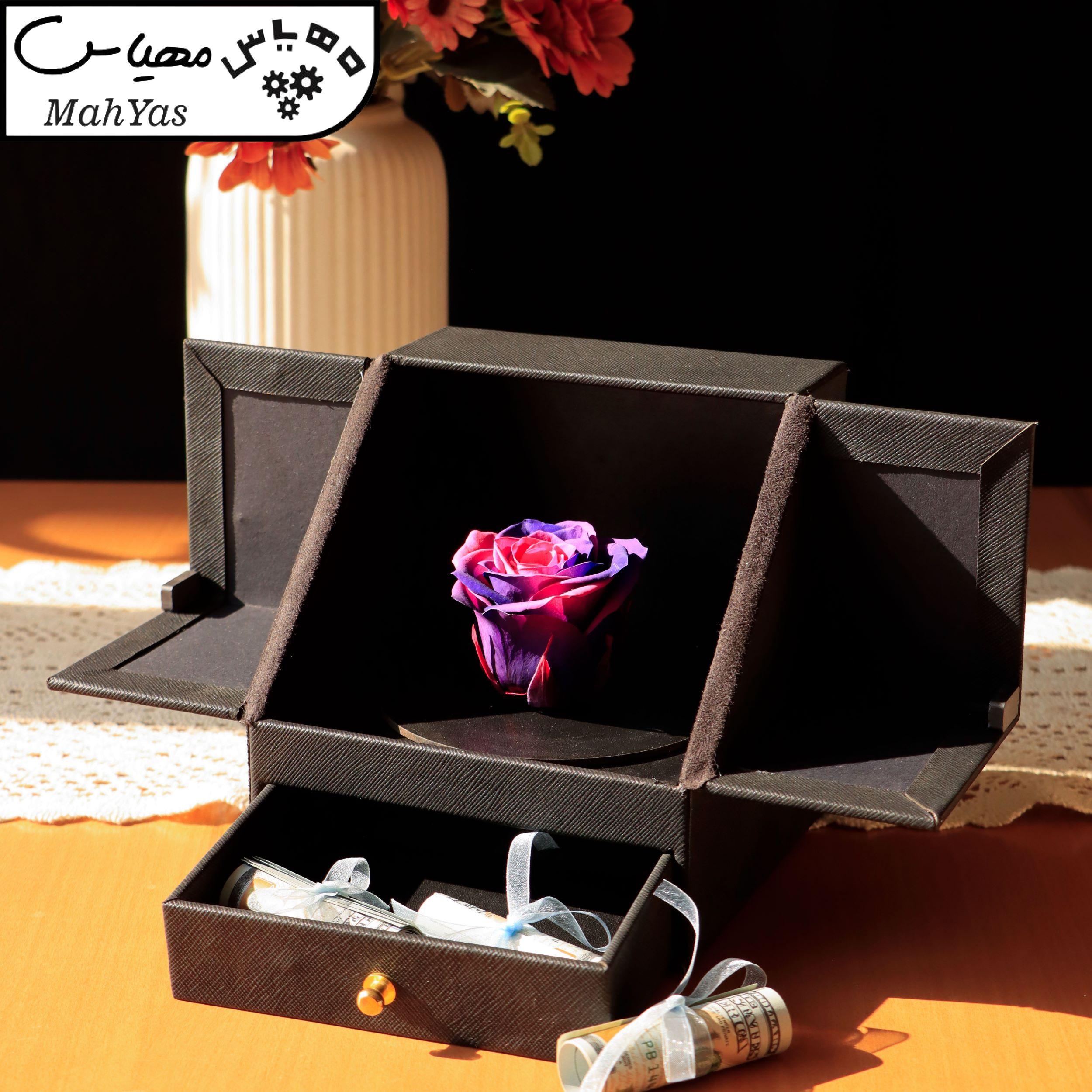 جعبه موزیکال گل رز جاودان مدل درسا 906