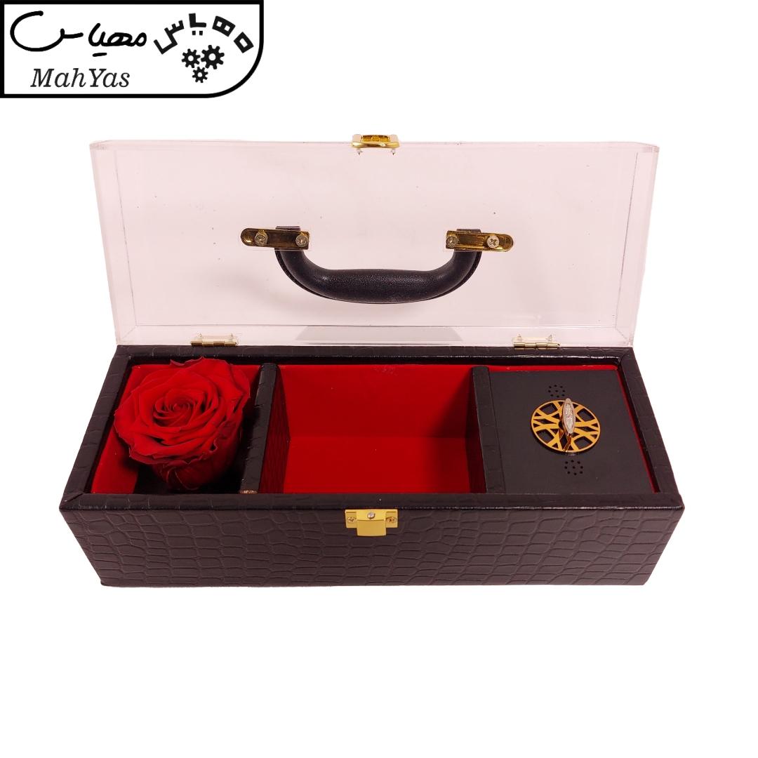 گل رز جاودان مدل موزیکال سامسونتی سه خونه کد SM002