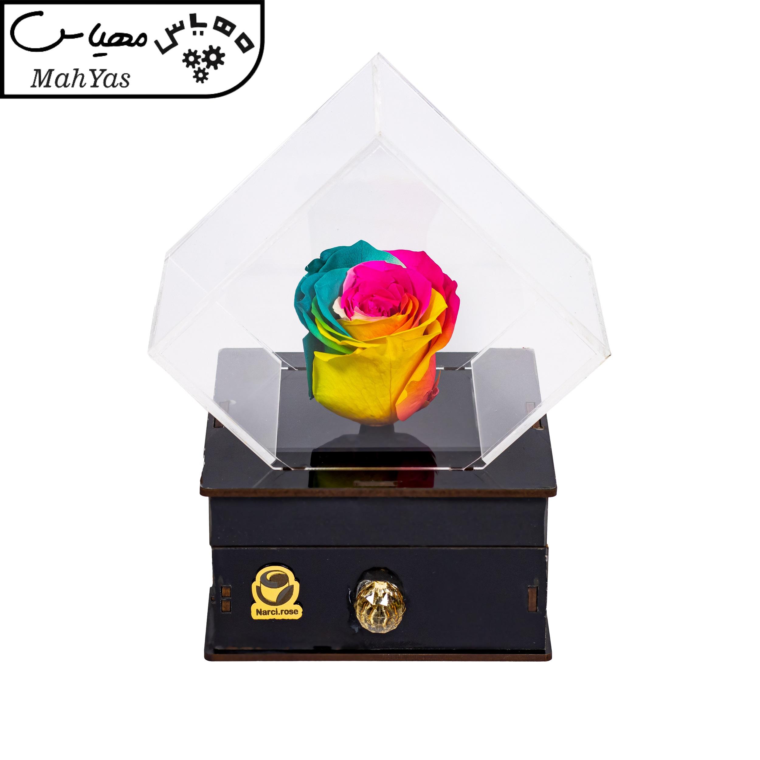 گل رز جاودان نارسی مدل دیاموند کد 501