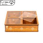 جعبه پذیرایی نارسی مدل لوکس طرح 4 خانه