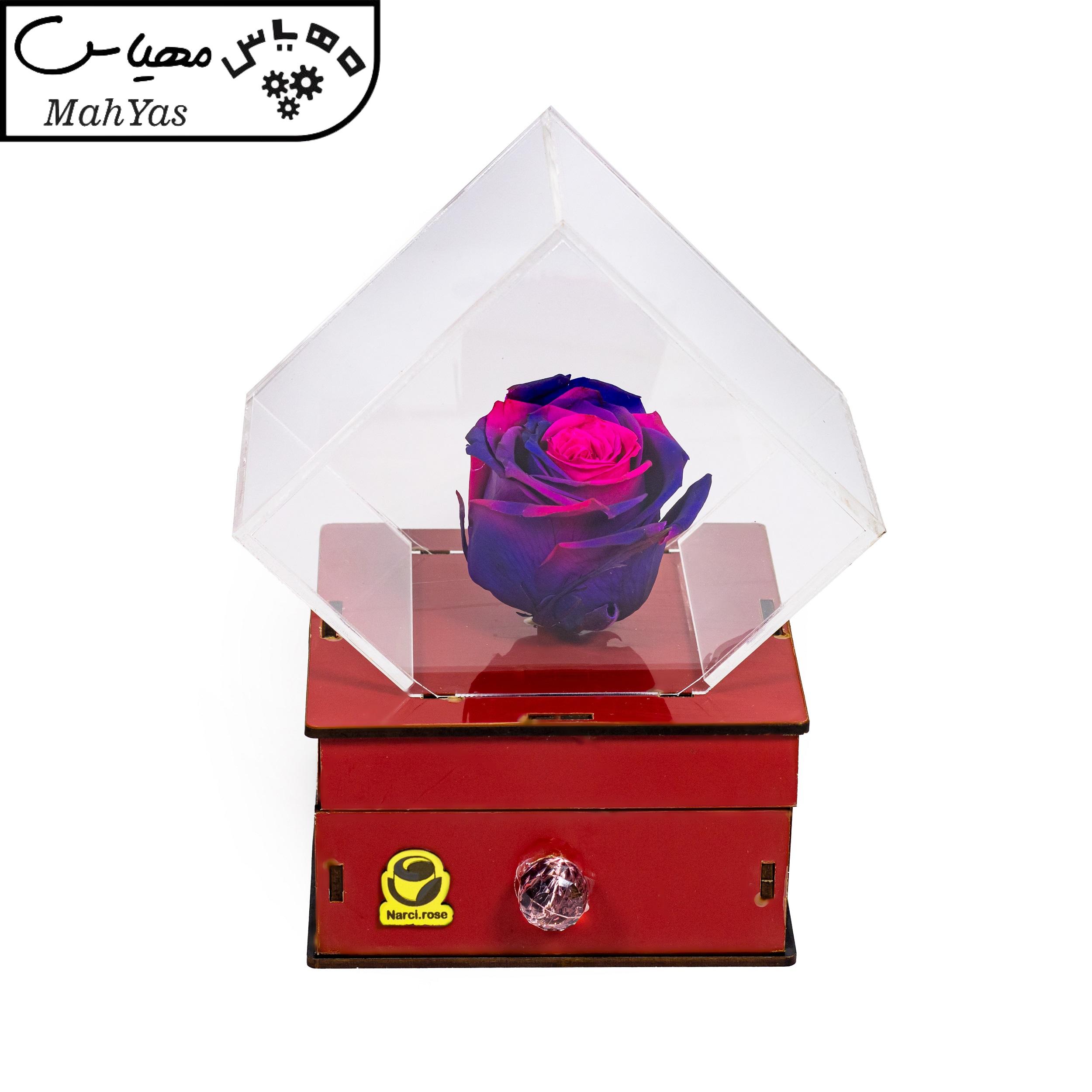 گل رز جاودان نارسی مدل دیاموند کد 506