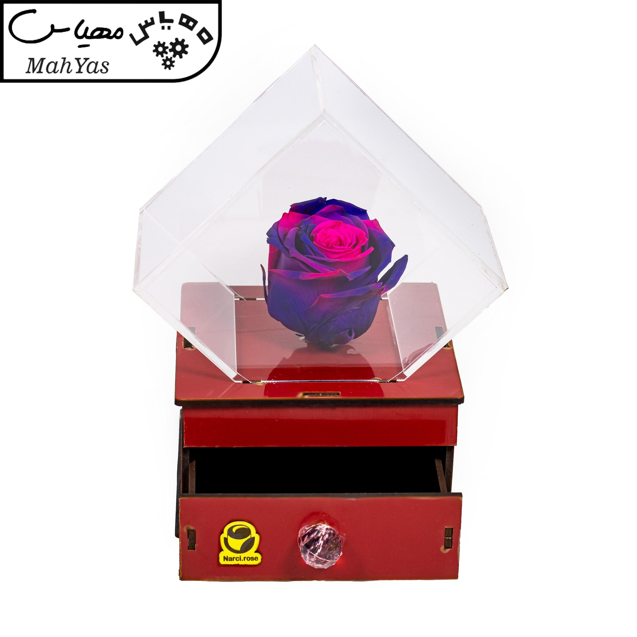 گل رز جاودان نارسی مدل دیاموند کد 506